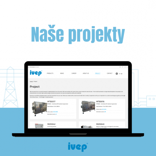 Nové projekty právě online!