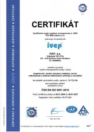 ČSN EN ISO 9001:2016 | ISO normy a certifikáty