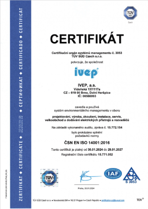 ČSN EN ISO 14001:2016 | ISO normy a certifikáty