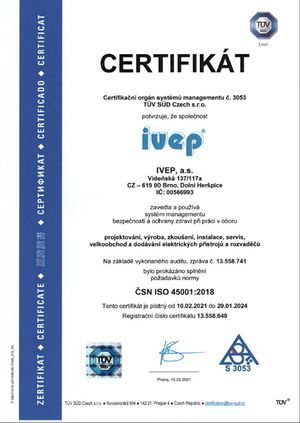 ČSN ISO 45001:2018 | ISO normy a certifikáty