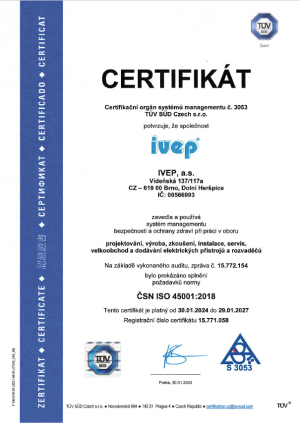 ČSN ISO 45001:2018 | ISO normy a certifikáty