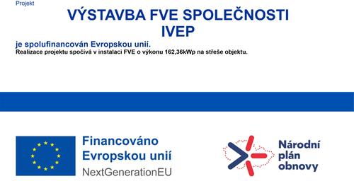 Výstavba FVE ve společnosti IVEP, a.s.