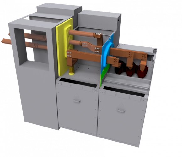 Přechodové rozvaděče, spojovací skříně