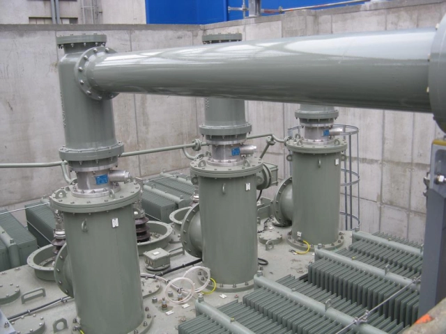 SF6 insulated technology, cable bushing for power transformers