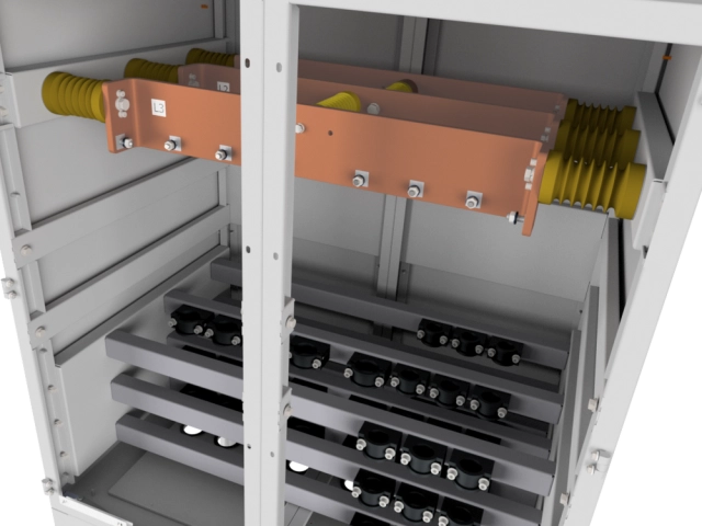 Air insulated LV, MV switchgears, Generator switchgears, Transient cabinets