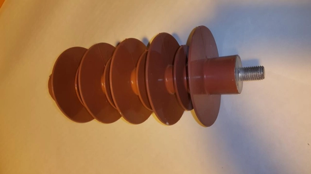 Tension, post and supporting line insulators